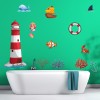 Lighthouse Mermaid Under The Sea Wall Sticker Set