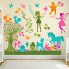Fairytale Forest Fairy Wall Sticker Scene