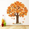 Orange Autumn Tree Wall Sticker