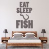 Eat sleep fish Fishing Wall Sticker