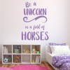 Be A Unicorn Quote Wall Sticker