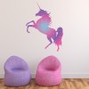 Pink Unicorn Sparkle Fairytale Wall Sticker