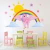 Unicorn Sun & Rainbow Wall Sticker