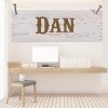 Custom Name Wooden Board Wall Sticker Personalised Kids Room Decal