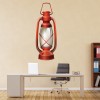 Miners lamp red Fishing Hunting Wall Sticker