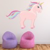 Pink Unicorn Rainbow Sparkle Wall Sticker
