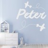 Personalised Name Airplane Plane Wall Sticker