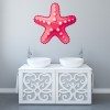 Red Starfish Under The Sea Animals Wall Sticker