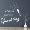 Sparkling Champagne Quote Wall Sticker