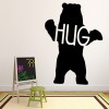 Bear Hug Animal Quote Wall Sticker
