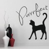 Purrrfect Cat Quote Wall Sticker