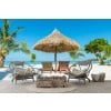 Tropical Island Beach Parasol Wall Mural Wallpaper