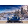 Snowy Mountains Winter Landscape Wall Mural Wallpaper