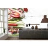 Thai Vegetables & Spices Wall Mural Wallpaper