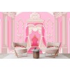 Pink Throne Room Princess Wall Mural Wallpaper