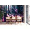 Enchanted Purple Forest Wall Mural Wallpaper