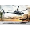 Helicopter Flight Wall Mural Wallpaper