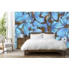 Blue Butterfly Wall Mural Wallpaper