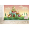 Cupcake House Fairytale Wall Mural Wallpaper