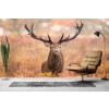 Red Stag Autumn Wall Mural Wallpaper