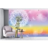 Rainbow Dandelion Wall Mural Wallpaper