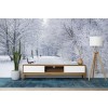 Winter Trees White Forest Wall Mural Wallpaper
