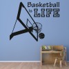 Basketball Is Life Sports Quote Wall Sticker
