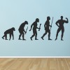Bodybuilding Evolution Sports Fitness Wall Sticker