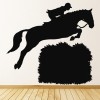 Horse Jump Jockey Racing Wall Sticker