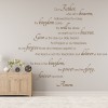 The Lords Prayer Christianity Wall Sticker