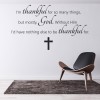 I'm Thankful For So Many Things Bible Quote Wall Sticker