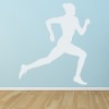 Female Runner Marathon Race Wall Sticker