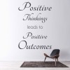 Positive Thinkings Inspirational Quote Wall Sticker