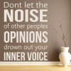 Inner Voice Inspirational Quote Wall Sticker