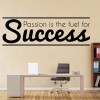 Passion Success Inspirational Quote Wall Sticker