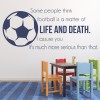 Football Life Sports Quote Wall Sticker