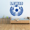 Personalised Name Sport Football Wall Sticker