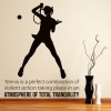 Total Tranquility Tennis Quote Wall Sticker