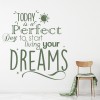 Start Living Your Dreams Life Quotes Wall Sticker