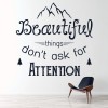 Beautiful Things Life Quotes Wall Sticker