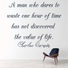 The Value Of Life Charles Darwin Quote Wall Sticker