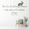 All Living Creatures Charles Darwin Quote Wall Sticker