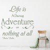 Life Is A Daring Adventure Helen Keller Quote Wall Sticker