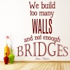 Walls And Bridges Isaac Newton Quote Wall Sticker