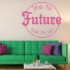 Inhale The Future Inspirational Quote Wall Sticker