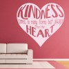 From The Heart Kindness Quote Wall Sticker