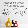 Inner Peace Inspirational Quote Wall Sticker