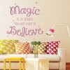 Believe Magic Childrens Quote Wall Sticker