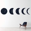Phases Of The Moon Full Moon Wall Sticker