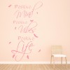 Positive Mind Inspirational Quote Wall Sticker